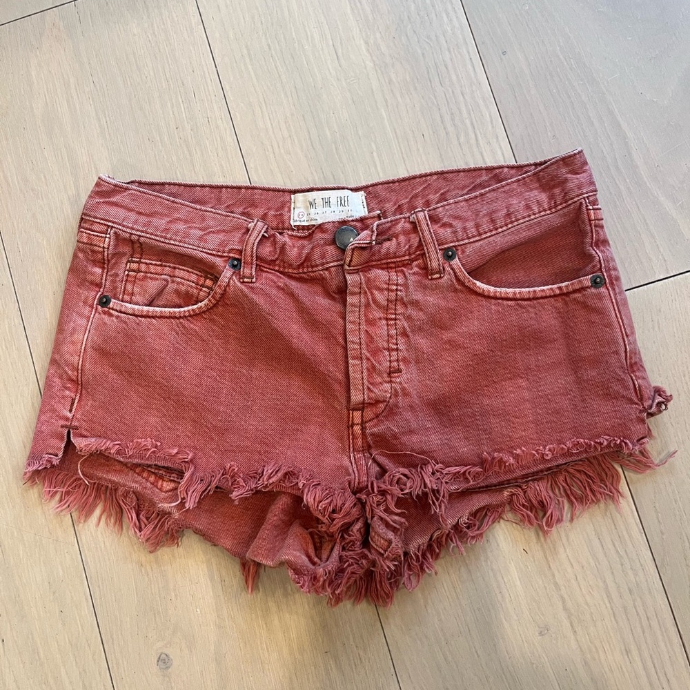 Brand New Free People Denim Shorts (Never Been Worn) size 24